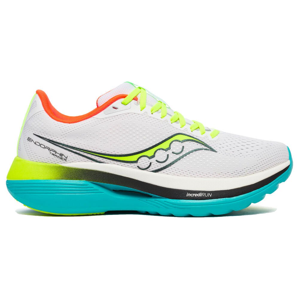 Męskie buty do biegania Saucony Endorphin Trainer White/Mutant UK 9,5