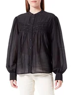 Bluzy damskie - BOSS Damska bluza C_Bonjour Blouse, czarna1, 32 (DE) - miniaturka - grafika 1
