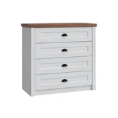 Komody - Komoda K4 Prowansja Sosna Andersen Gała Meble Sosna Andersen, Dąb Lefkas - miniaturka - grafika 1