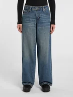 Spodnie damskie - jeans donna dickies mechanic w - dk0a87nml231 khaki tinted blue - miniaturka - grafika 1