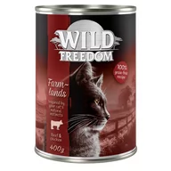 Mokra karma dla kotów - Wild Freedom Adult, 24 x 400 g - Farmlands – Kurczak i wołowina - miniaturka - grafika 1