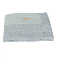 Koce i narzuty dla dzieci - Niebieski koc dziecięcy 80x80 cm Lil Planet – Roba - miniaturka - grafika 1