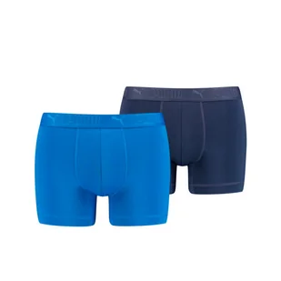 Puma Sportowe bokserki z mikrofibry, 2 sztuki w kolorze niebieskim - Majtki męskie - miniaturka - grafika 1