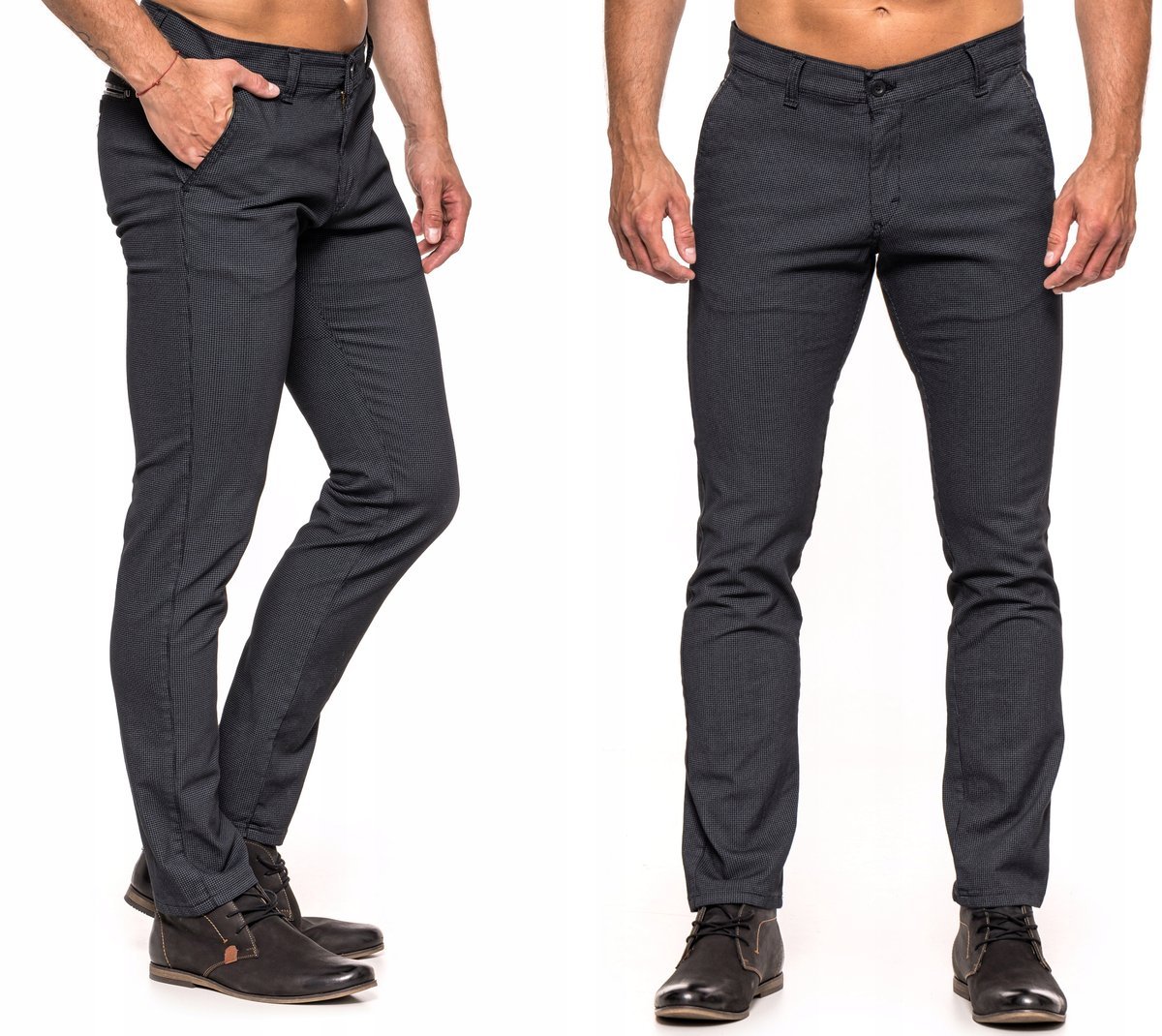 SPODNIE MĘSKIE CHINOSY VANKEL JEANS 079 - 118cm/L32