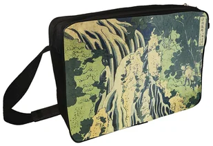 Torba na ramię Wodospad Kirifuri na górze Kurokami w prowincji Shimotsuke Katsushika Hokusai - Torby szkolne - miniaturka - grafika 1