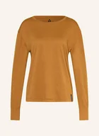 Koszulki i topy damskie - Schöffel Koszulka Z Długim Rękawem Collada braun - miniaturka - grafika 1