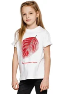 Koszulki dla dziewczynek - T-shirt dziecięcy UNDERWORLD Leaf - miniaturka - grafika 1