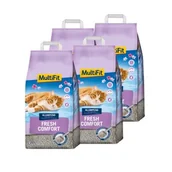 Żwirek dla kotów - MultiFit fresh comfort żwirek dla kota 4x20 l - miniaturka - grafika 1