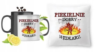 Dla Wędkarza Zestaw Kubek Magiczny + Poduszka z Nadrukiem ze Zdjęciem - Gadżety dla niej i dla niego - miniaturka - grafika 1