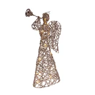 Ozdoby bożonarodzeniowe - Anioł LED 23 x 10 x 50 cm złoty - miniaturka - grafika 1