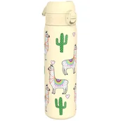 Shakery i bidony sportowe - Stalowa Butelka Na Wodę Ion8 0,5 L Lama - miniaturka - grafika 1