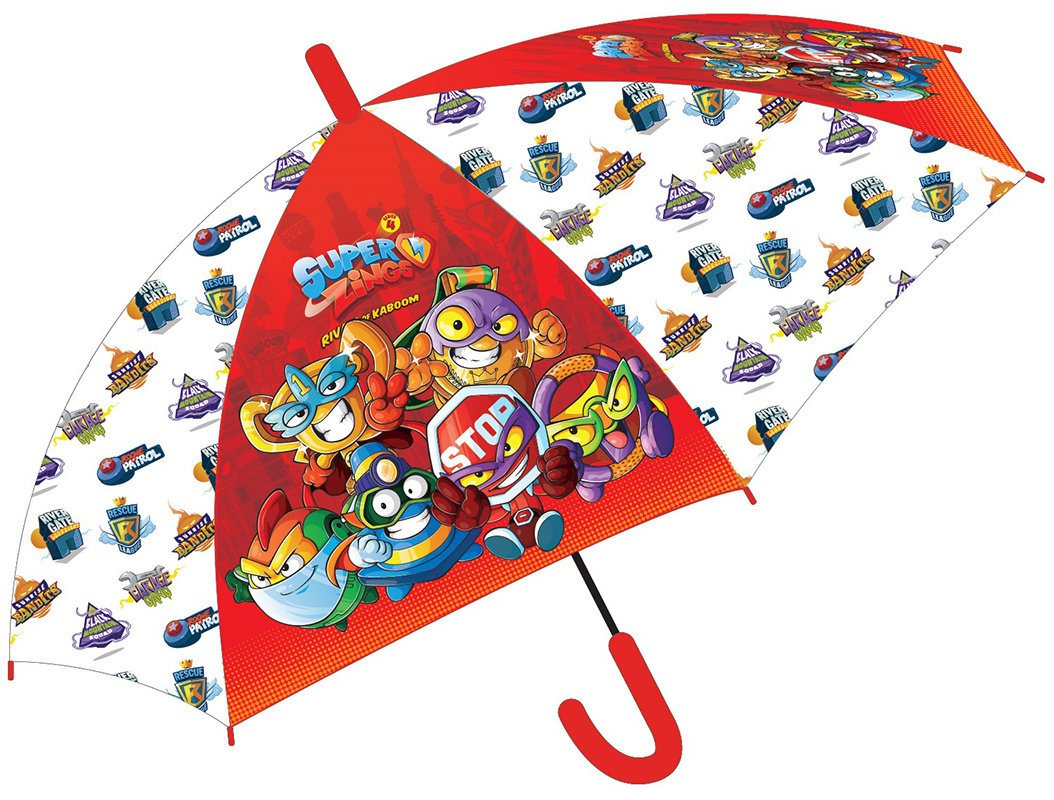 Super Zings Przeźroczysta Parasolka Parasol