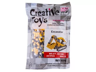 Koraliki Do Prasowania Wersja 3D, Koparka, Saszetka, Prasowanka - Prace ręczne dla dzieci Koraliki Do Prasowania Wersja 3D, Koparka, Saszetka, Prasowanka - Prace ręczne dla dzieci - miniaturka - grafika 1