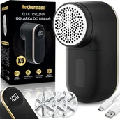 Golarki do ubrań - Golarka do ubrań Heckermann X5 Czarna - miniaturka - grafika 1