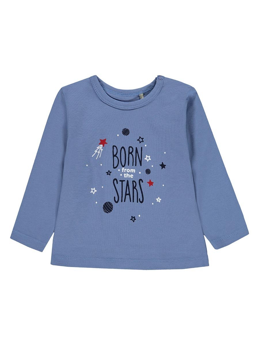Chłopięca bluzka z długim rękawem „Born from the Stars” Kanz r.62