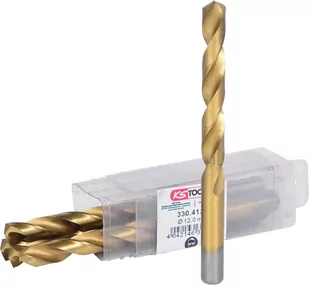 KS TOOLS HSS TiN Wiertło spiralne, 12mm, 5-ciopak - Wiertła - miniaturka - grafika 1