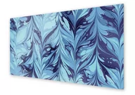Dekoracje domu - Panel kuchenny HOMEPRINT Niebieska abstrakcja 140x70 cm - miniaturka - grafika 1