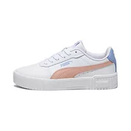 Buty dla dziewczynek - PUMA Carina 2.0 Jr sneakersy dziewczęce, Puma White Poppy Pink Blissful Blue, 38 EU - miniaturka - grafika 1