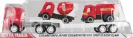 Samochody i pojazdy dla dzieci - Mega Creative AUTO CIEZAR LAWETA P/B AKC 54X17X11 MC PBX24/48 - miniaturka - grafika 1