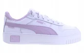 Buty trekkingowe dziecięce - Młodzieżowe sneakersy Carina Street PUMA White Grape Mist Purple - miniaturka - grafika 1