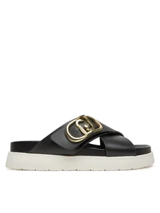 Liu Jo Klapki 4A5707 P0102 Czarny - Buty dla dziewczynek - miniaturka - grafika 1