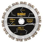 Tarcze do pił - DeWalt DT20462-QZ segmentowa tarcza diamentowa do cięcia betonu 230x25,4 mm Elite - miniaturka - grafika 1