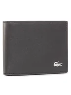 Portfele - Lacoste Portfel S Slim Billfold Id Slot NH1407FG Czarny - miniaturka - grafika 1