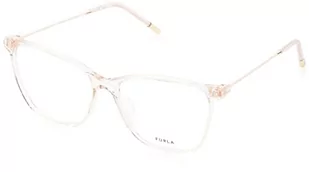 Furla VFU635 Okulary, Shiny TRANSPARED Pink, 54 damskie, Shiny Transścienny Pink, 54 - Okulary przeciwsłoneczne - miniaturka - grafika 1