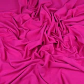 Pasmanteria - Dzianina bawełniana Jersey jednokolorowa fuksja - miniaturka - grafika 1