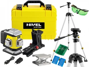 Laser krzyżowy Nivel System CL3B + statyw korbowy SJJM1-EX - NOWOŚĆ !!! NIEBIESKA wiązka lasera !! - Poziomice laserowe - miniaturka - grafika 1