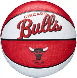 WILSON Chicago Bulls Retro Mini Piłka do koszykówki - Koszykówka - miniaturka - grafika 1
