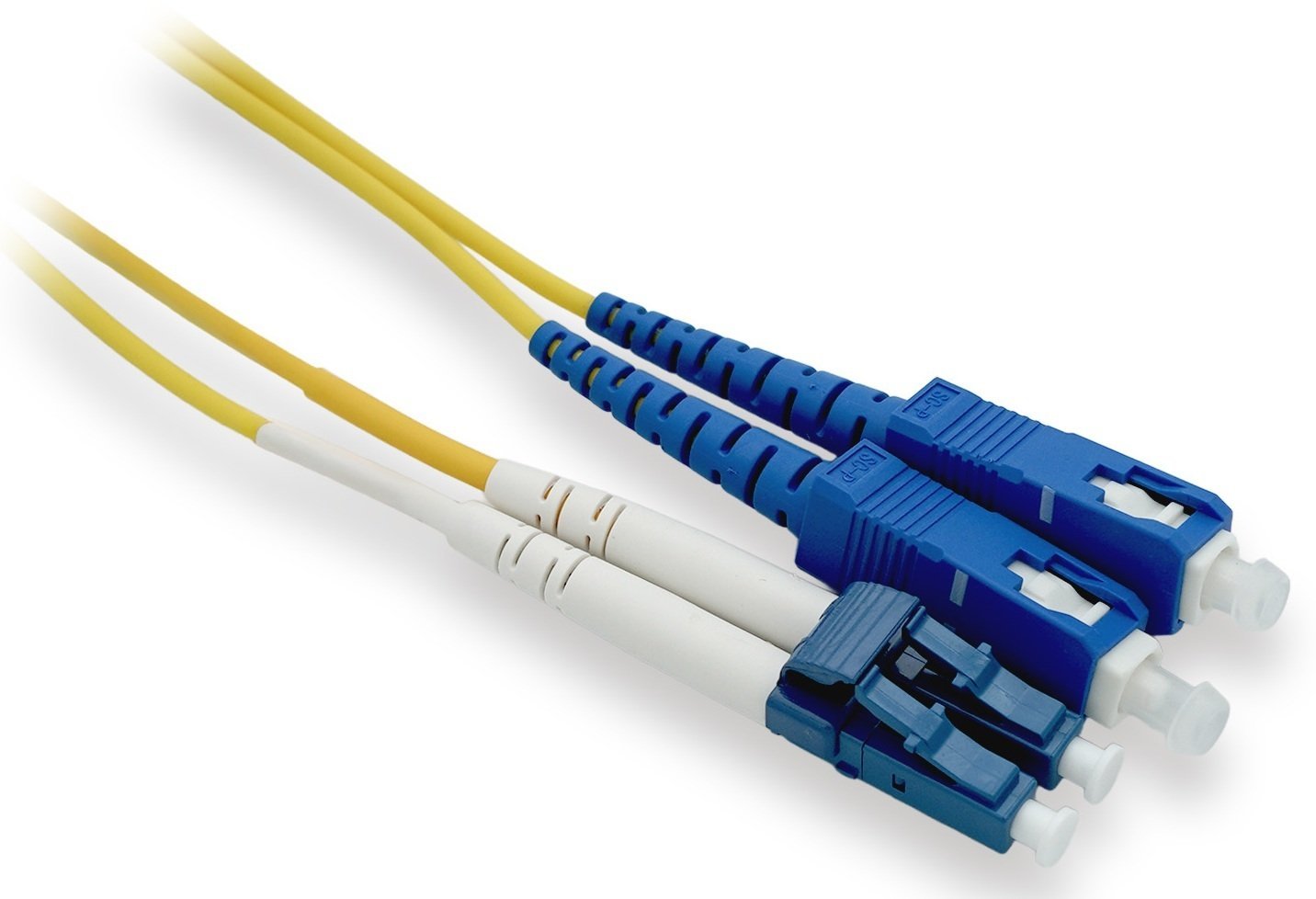Lynx CS Patchcord światłowodowy, duplex, SM, OS2, LC/SC, 9/125µm, 1m LX-DPX-LC/SC-OS2-1