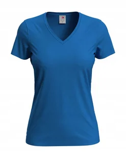 Koszulka damska T-shirt damski Stedman V-neck ST2700 Bright Royal L - Koszulki i topy damskie - miniaturka - grafika 1