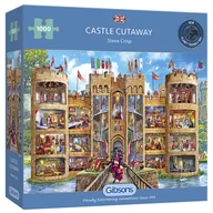 Puzzle - G3 Puzzle 1000 Przekrój zamku - miniaturka - grafika 1