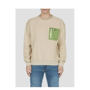 Bluza bez kaptura męska Fila FAM0254-70007 S Beżowa (4064556376343). Bluzy bez kaptura męskie - Bluzy męskie - miniaturka - grafika 1