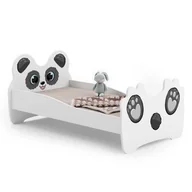 Łóżka dla dzieci i młodzieży - Łóżko pojedyncze Panda 140x70 z materacem - miniaturka - grafika 1
