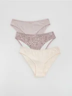 Moda i Uroda OUTLET - Reserved - Majtki typu brazyliany 3 pack - pastelowy róż - miniaturka - grafika 1