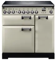 Kuchenki elektryczne - Kuchnia z płytą indukcyjną FALCON Leckford Deluxe 90 Kość słoniowa chrom - miniaturka - grafika 1