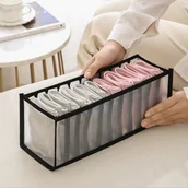 Meble modułowe i akcesoria - Organizer do szafy 11 przegródek na bieliznę - czarny - miniaturka - grafika 1