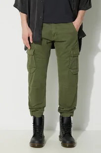 Alpha Industries spodnie Army Pant męskie kolor zielony w fasonie cargo - Spodnie męskie - miniaturka - grafika 1