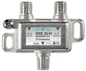 Rozgałęźniki i multiswitche do TV-SAT - Axing SWE 20-01 Srebrny SWE02001 - miniaturka - grafika 1
