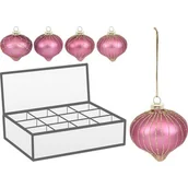 Bombki - Bombka w kształcie cebulki 8 cm mix - miniaturka - grafika 1