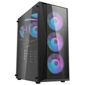 Obudowy komputerowe - Darkflash DK352 Plus (czarny) - miniaturka - grafika 1