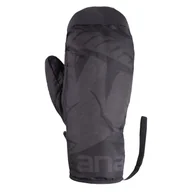 Odzież trekkingowa męska - Męskie Rękawiczki IGUANA TORU 7327-BLK/DARK GREY – Czarny - miniaturka - grafika 1