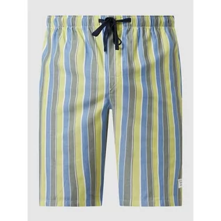 Bielizna nocna - Spodnie od piżamy ze wzorem w paski - Schiesser - grafika 1