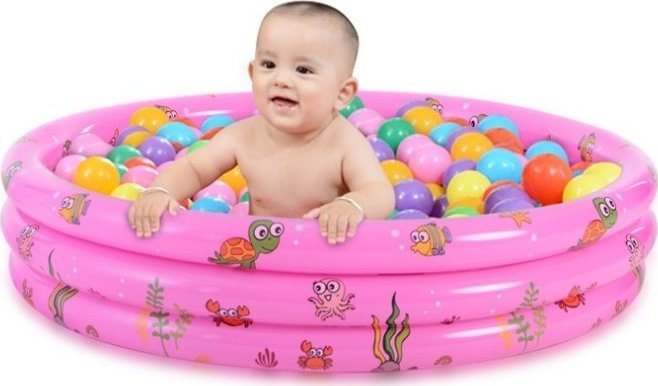 Intime BASEN DLA DZIECI BRODZIK MIĘKKIE DNO SUCHY BASEN