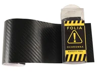 Akcesoria tuningowe - Avisa Folia Ochronna Carbon na samochód Progi Słupki zderzak 200x10cm - miniaturka - grafika 1