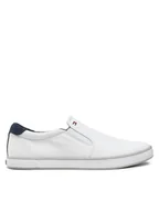 Trampki męskie - Tommy Hilfiger Tenisówki Harlow 2D FM0FM00597 Biały - miniaturka - grafika 1