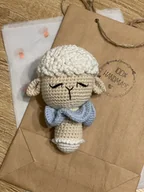 Maskotki i pluszaki - Śpiąca owieczka, maskotka dla dziecka, prezent dla maluszka - miniaturka - grafika 1