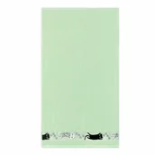 Okrycia kąpielowe dla dzieci - Ręcznik 30x50 Koty seledynowy 400g/m2 frotte bawełniany dziecięcy do przedszkola Zwoltex - miniaturka - grafika 1